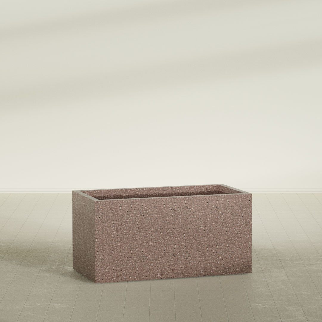 ProTone Fiberglass Premium Finish Extra Large Rectangle Planter - 48 in x 24 in x 24 in - StoneLight - Sunstone - StoneLight - Sunstone,48 in x 24 in x 24 in