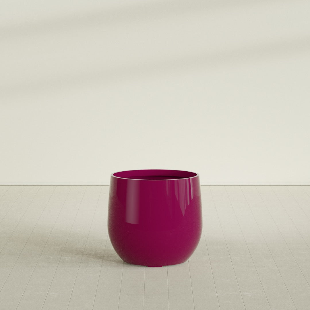 Westfield - 27in diam. x 25in - Gloss Eggplant - Gloss Eggplant,27 in diam. x 25 in H