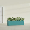 Hudson Extra Large Long Rectangle Fiberglass Planter - 100 in x 18 in x 28 in - Satin Sea Foam - Satin Sea Foam,100 in x 18 in x 28 in