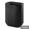 Modular Large Square Plastic Planter - 20 in x 20 in x 38 in - Caviar Black - Caviar Black,20 in x 20 in x 38 in