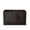 Semplito Modular Rectangle Planter - 39.5 in x 19.75 in x 23.5 in - Brown Stone - Brown Stone,39.3 in x 19.7 in x 23.6 in