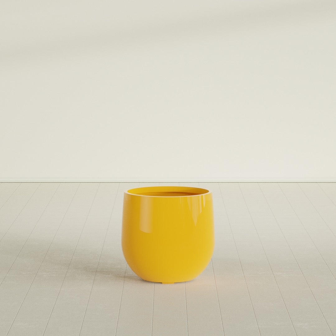 Westfield - 19in diam. x 18in - Gloss Saffron - Gloss Saffron,19 in diam. x 18 in H