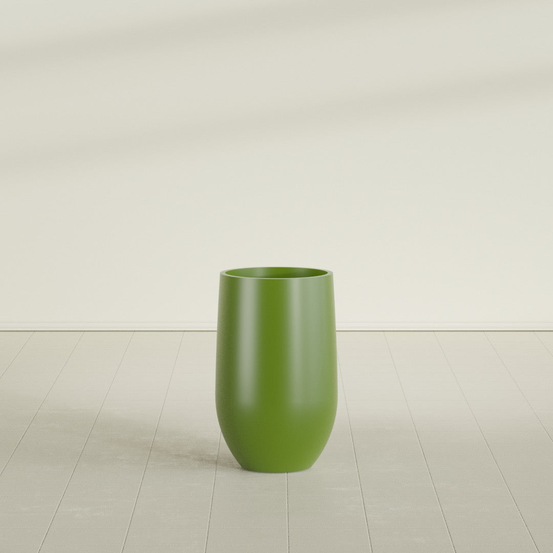 Westfield - 15in diam. x 24in - Satin Green - Satin Green,15 in diam. x 24 in H