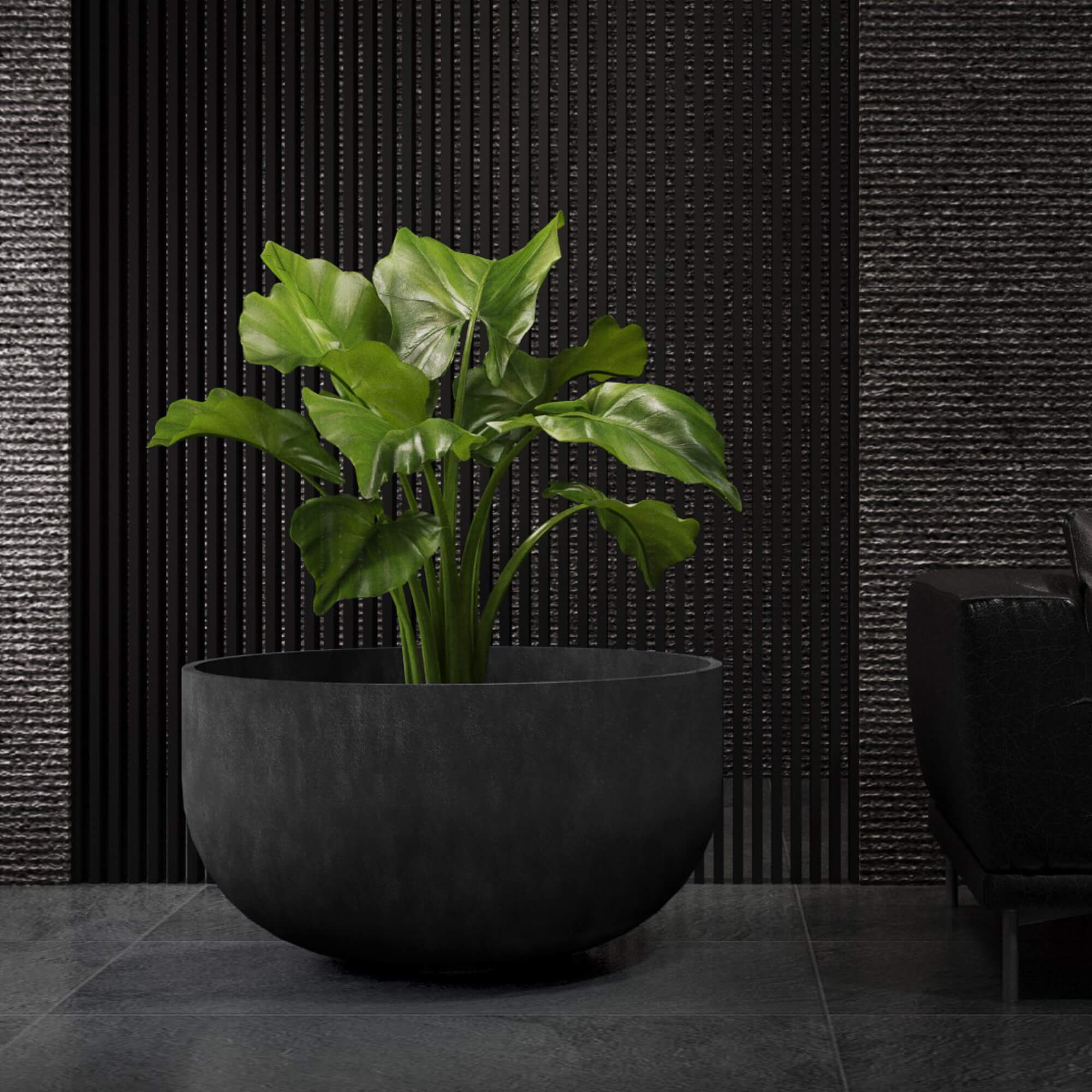 Roco - 36.6in diam. x 19.3in - Carbon Stone - Carbon Stone,36.6 in diam. x 19.3 in - Carbon Stone,36.6 in diam. x 19.3 in - Carbon Stone,36.6 in diam. x 19.3 in - Carbon Stone,36.6 in diam. x 19.3 in