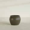 Fishbowl Medium Round Fiberglass Planter - 21.5 in x 21.5 in x 19 in - Matte Bronze - Matte Bronze,21.5 in x 21.5 in x 19 in