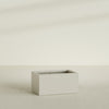Torino Large Wide Rectangle Fiberglass Planter - 36 in x 24 in x 18 in - Satin Beige - Satin Beige,36 in x 24 in x 18 in