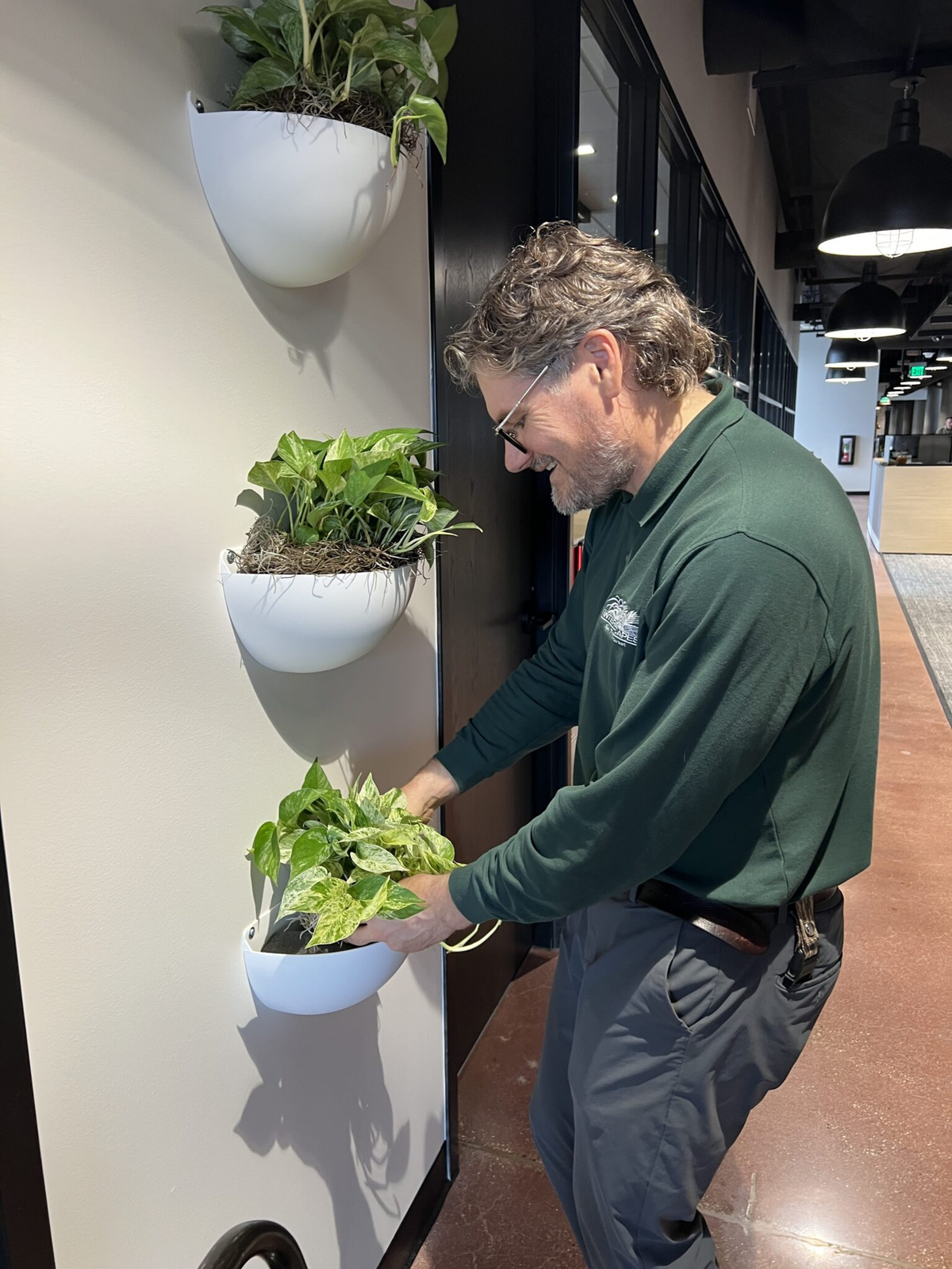 Milwaukee-Based Interiorscapes Brightens Enerpac Office Common Area with Plant Wall Installation – photo 1
