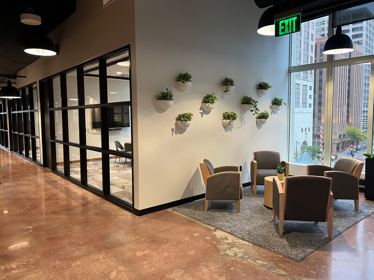 Milwaukee-Based Interiorscapes Brightens Enerpac Office Common Area with Plant Wall Installation – photo 4