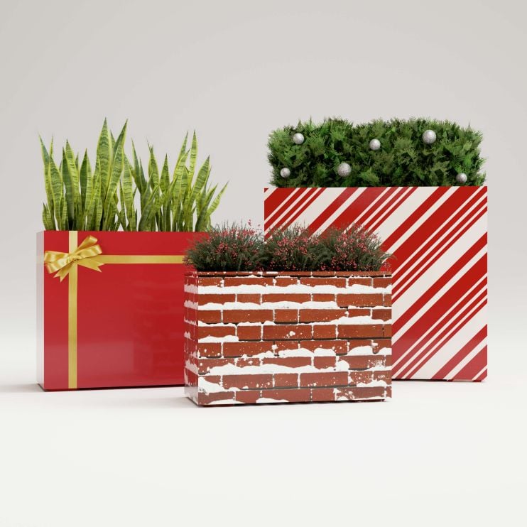 Holiday Vinyl Wrap Rectangle Collection - 12