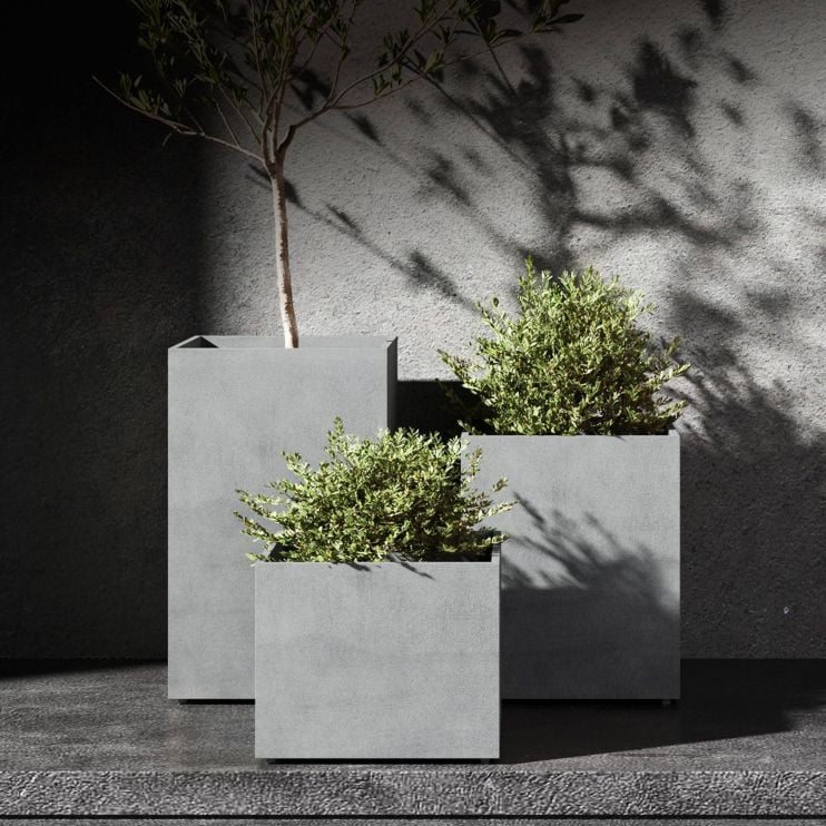 Cosapots Reglito Tall Square Planter - 19