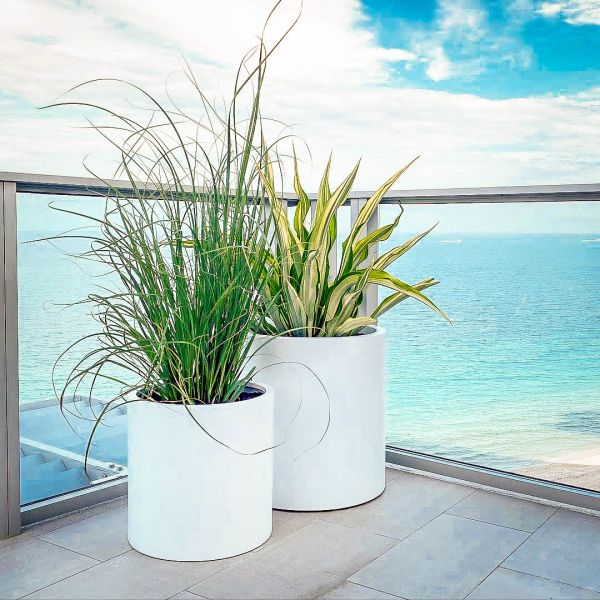 Jay Scotts Fiberglass Rio Grande Cylinder Planter | NewPro