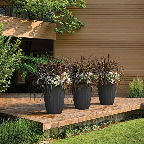 Crescent Garden Pleat Fluted Planter NewPro