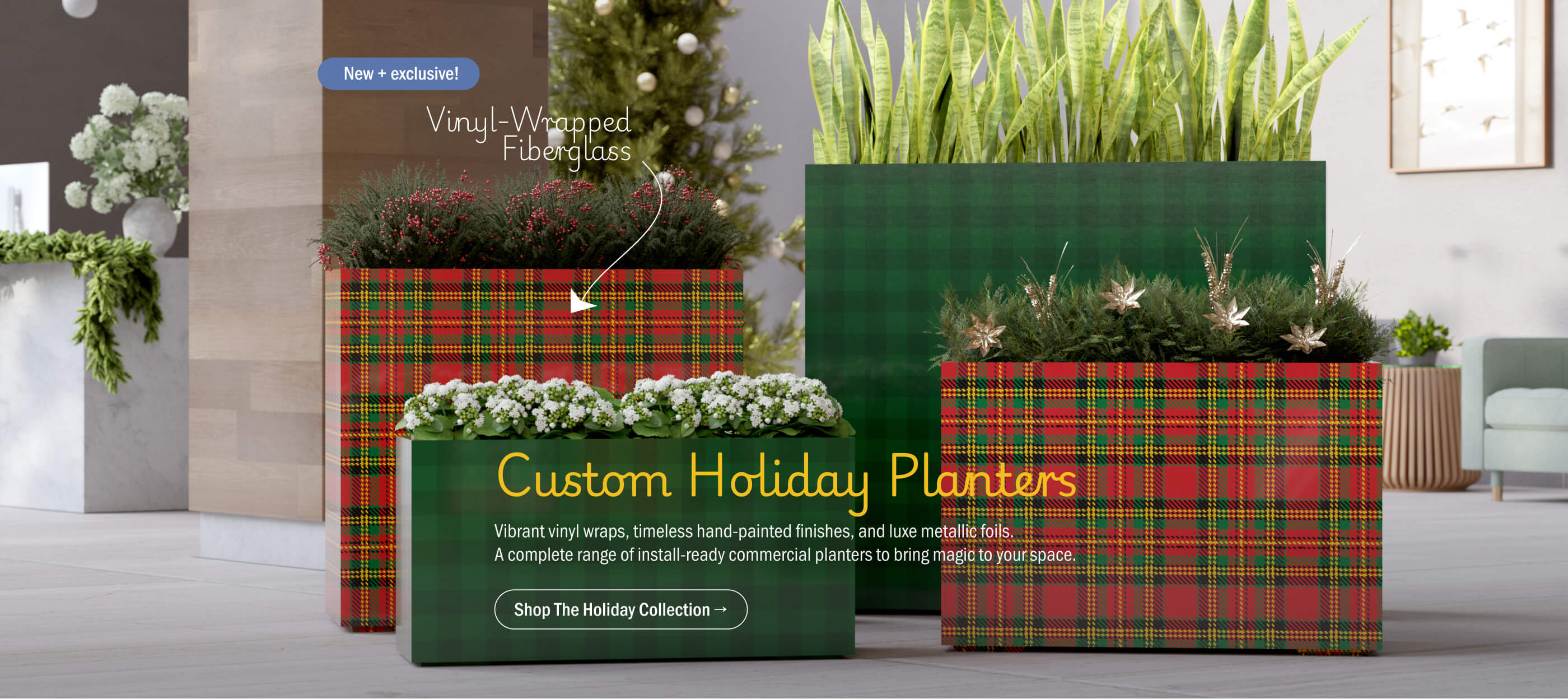 Fiberglass Planters for Lush Installs. Designed for Every Season. Commercial-grade fiberglass delivers durable performance with engineered design. The choice of trade professionals, built to last year after year.